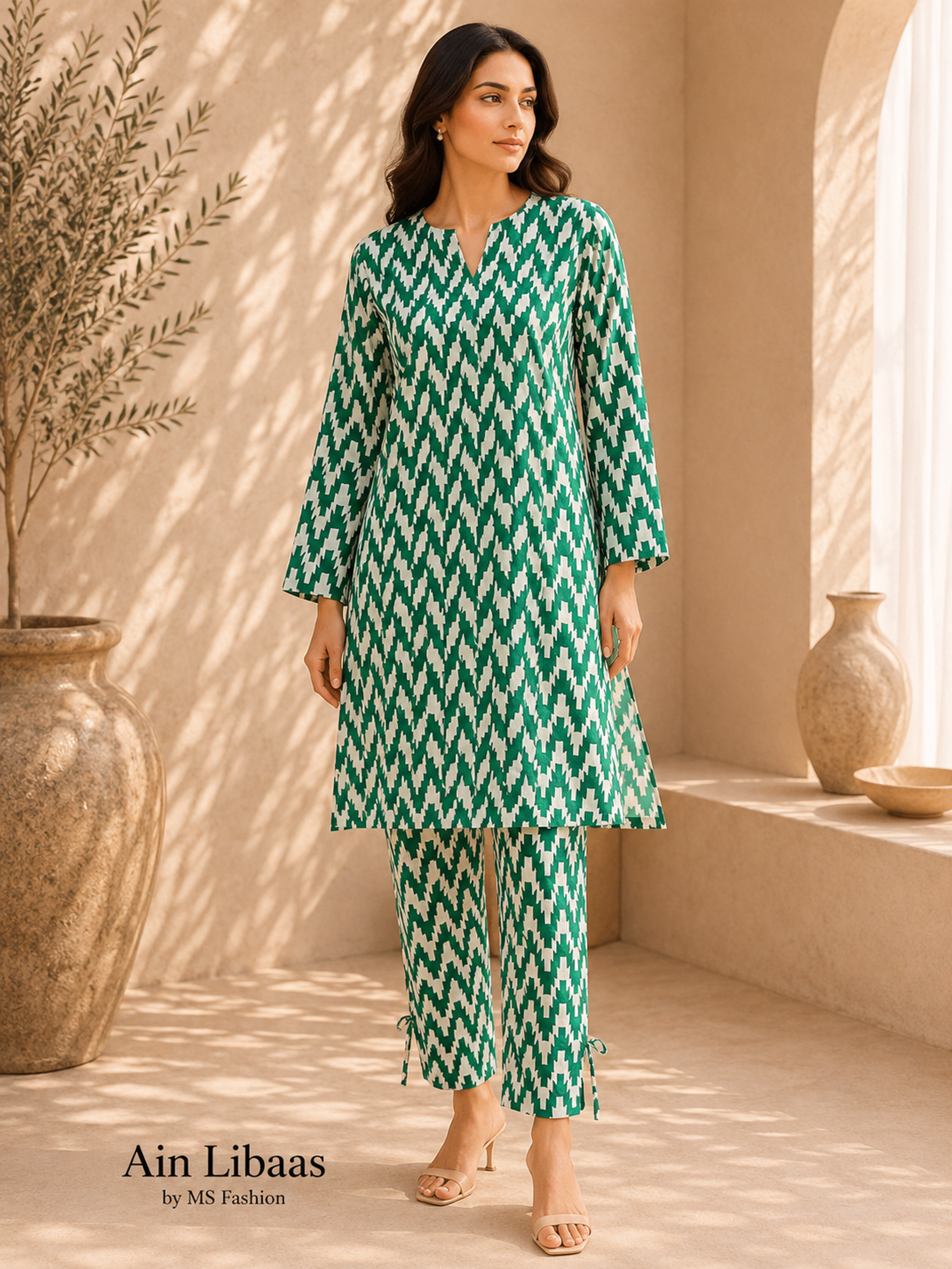 Farah Minimalist Linen (Hard Finish) Set