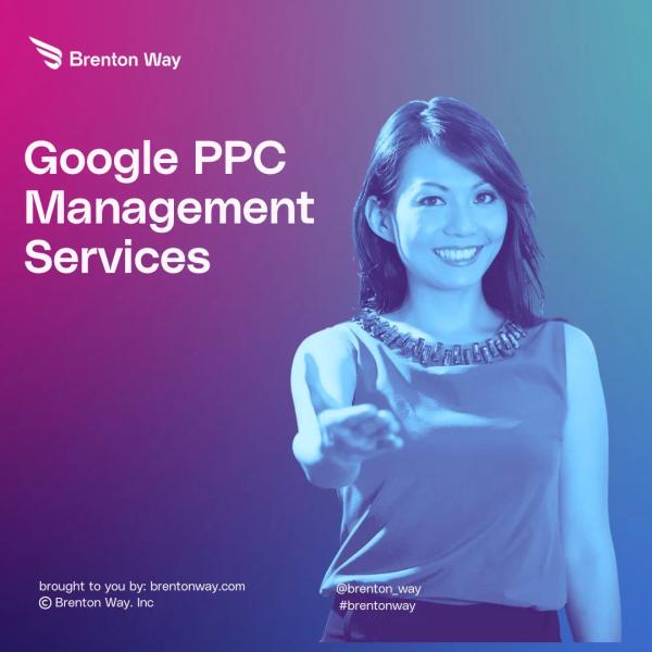 Brenton Way blog cover graphic titled 'Google Ads Agency: Google PPC Management Services'.