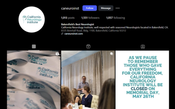 Social Media Engagement — for neurology digital marketing