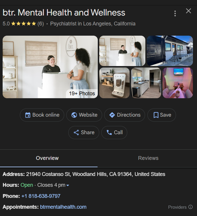 Local SEO for psychiatry practices
