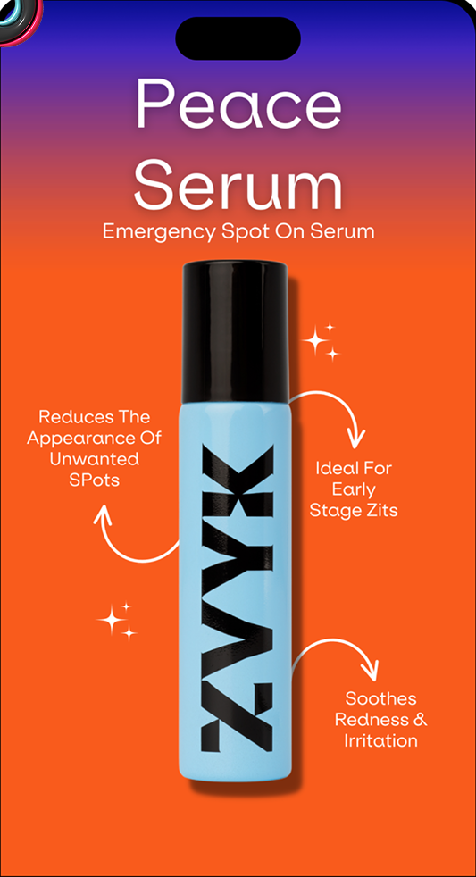 ZWYK Peace Serum campaign creative