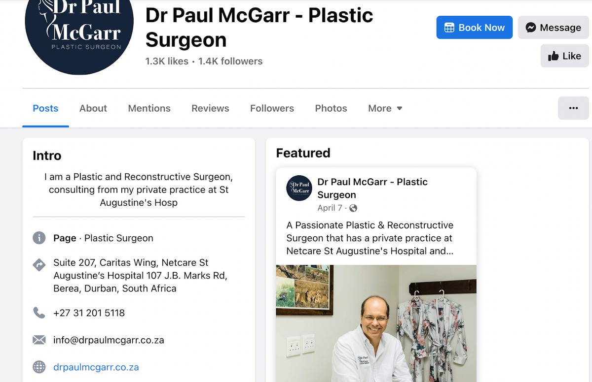 dr paul mcgarr
