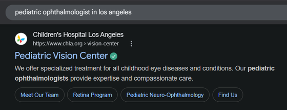 Service-Specific Keyword Research — for ophthalmology SEO