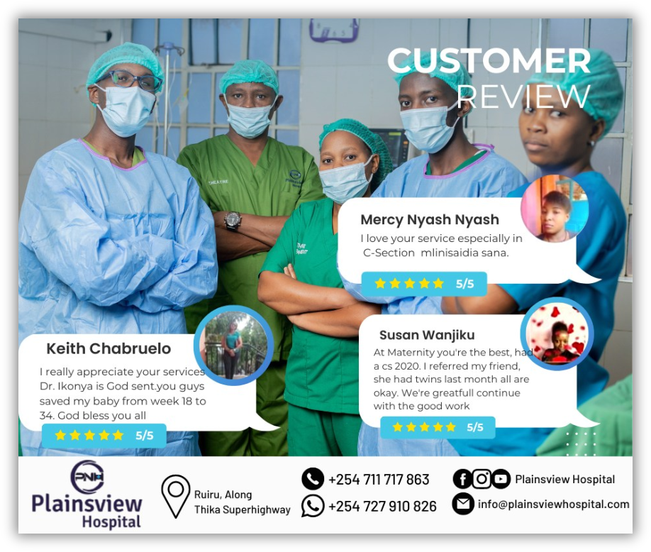 Plainview Hospital patient testimonial creative