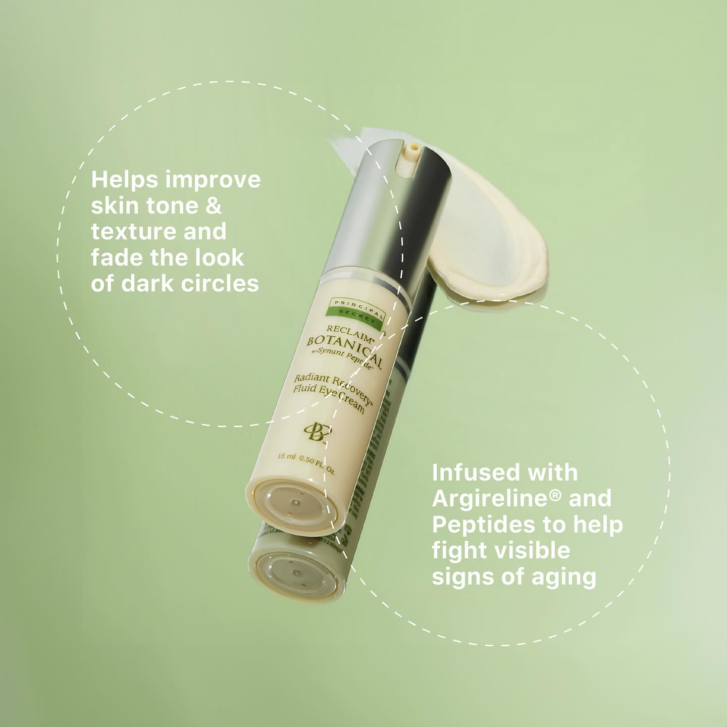 Botanical eye cream ingredient campaign