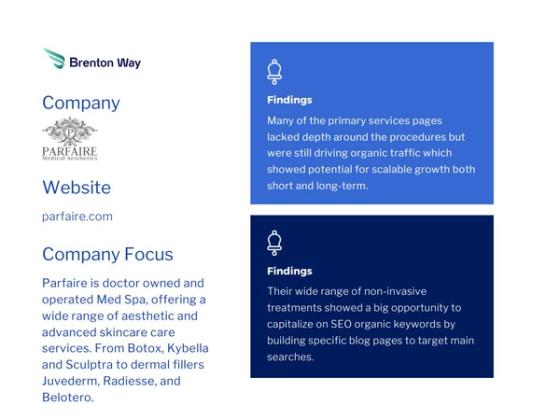 Parfaire case study