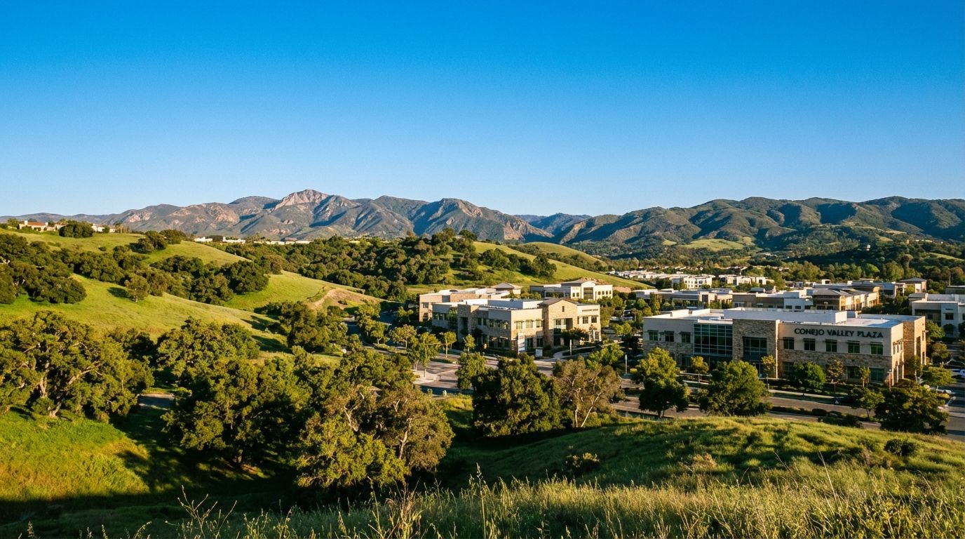 Thousand Oaks, California — Conejo Valley with rolling oak-studded hills