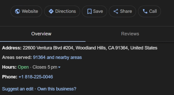 Paid search and local search advertising for dental offices