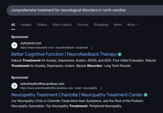 Ad Copy & Messaging — for neurology PPC campaigns