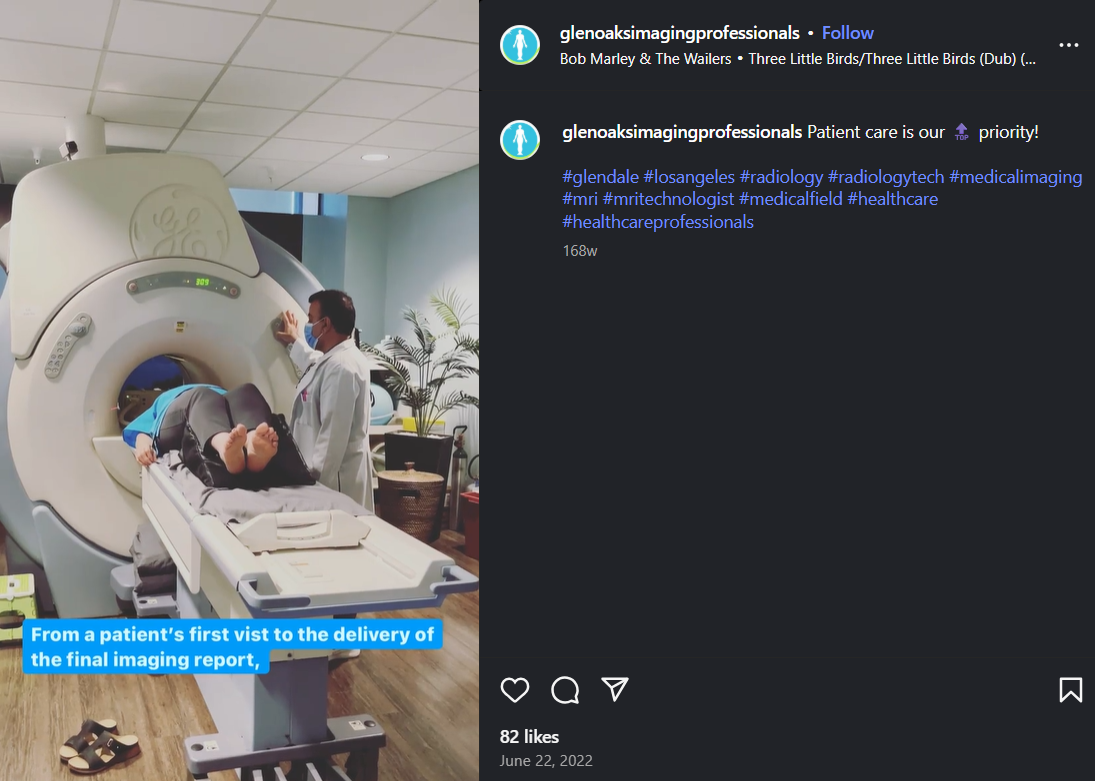 Social media engagement for radiology professionals