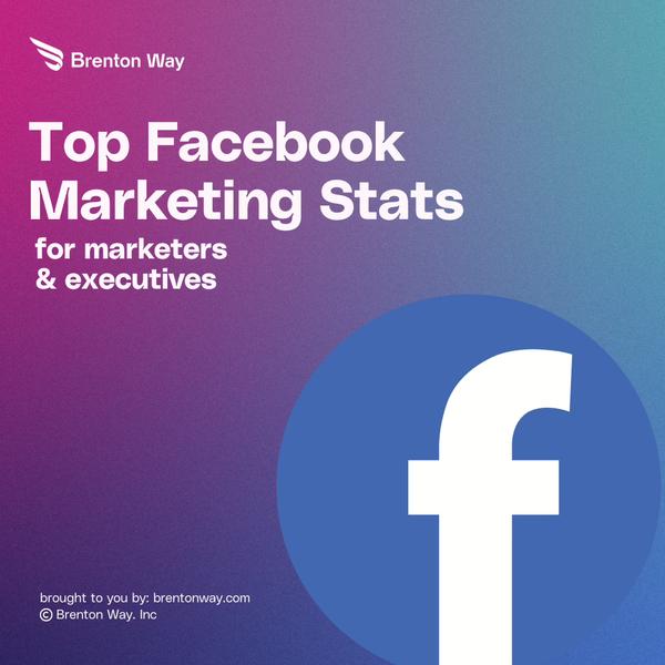 Brenton Way blog cover graphic titled 'Top Facebook Stats and Facts for 2026'.