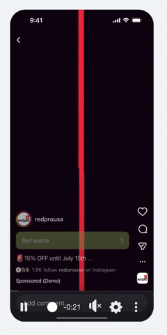 interactive instagram ad