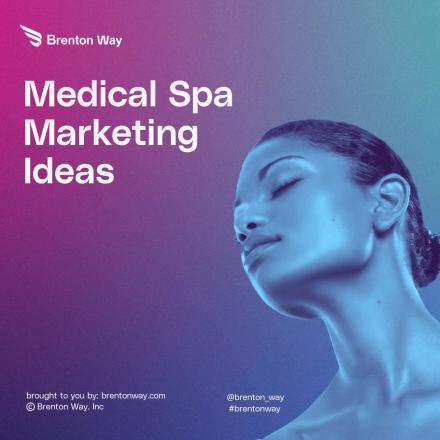 Brenton Way blog cover graphic titled 'High-ROI Medical Spa Marketing Ideas For 2026'.