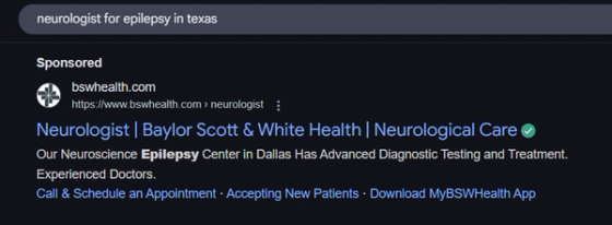 Keyword Research & Targeting — for neurology PPC campaigns