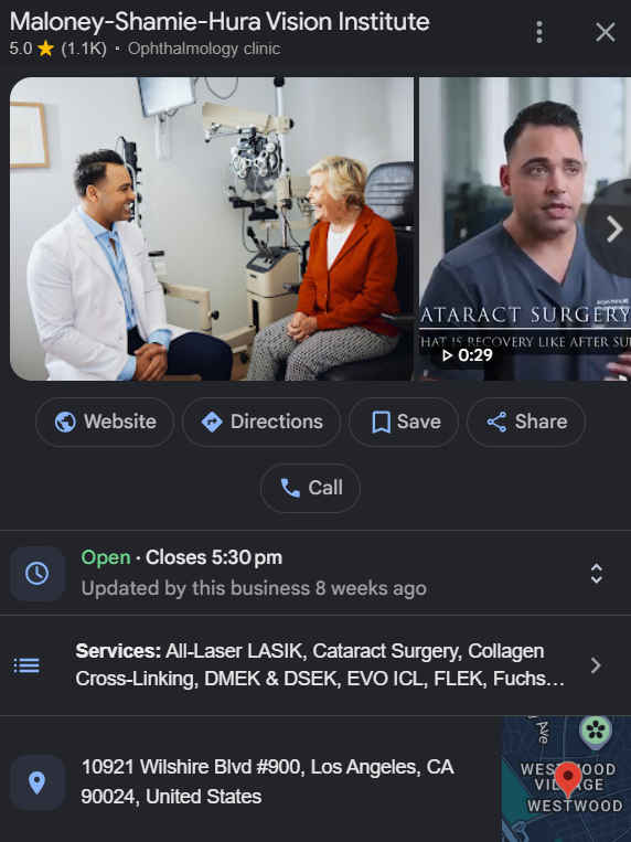 Local SEO for Ophthalmology Practices