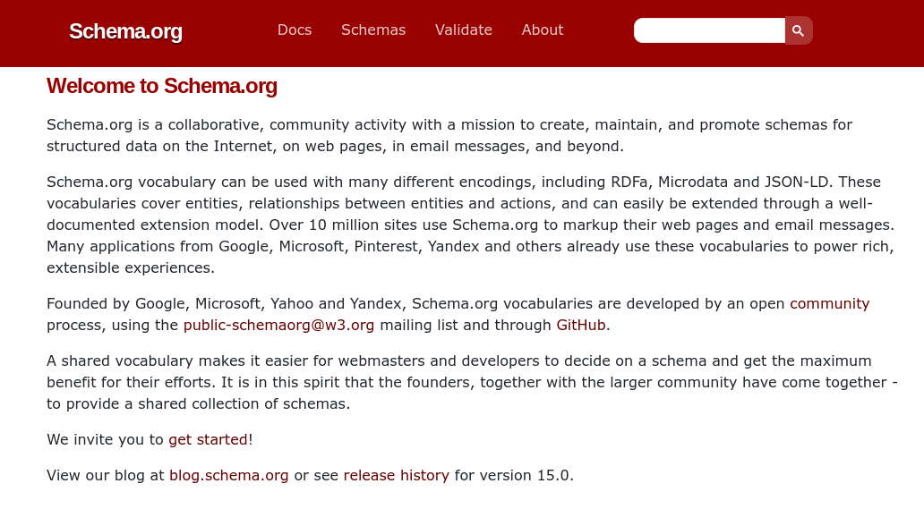 Utilize Commonly Used Schemas