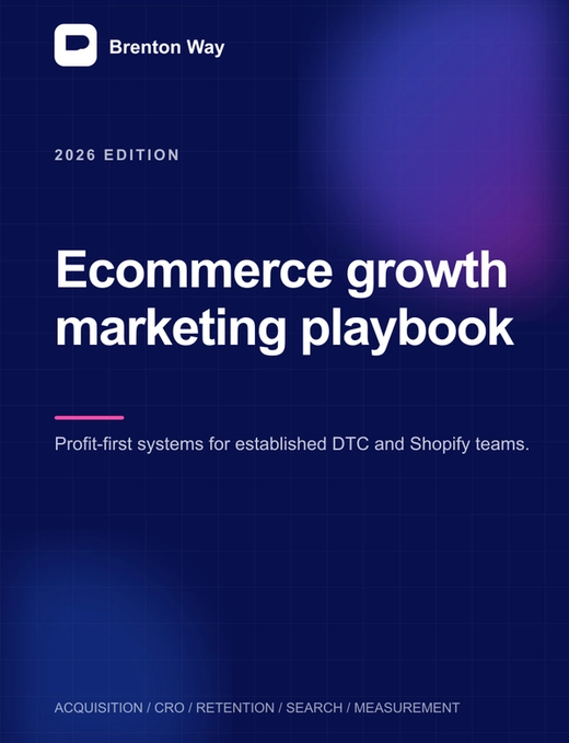 Ecommerce growth marketing playbook cover