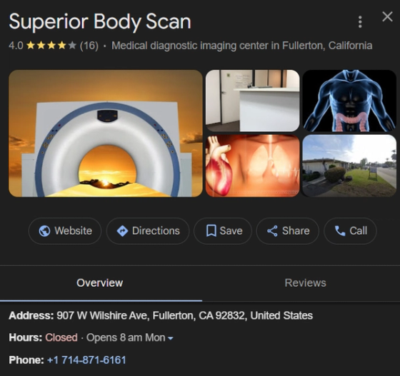 Local SEO and Google Business Profile for radiology