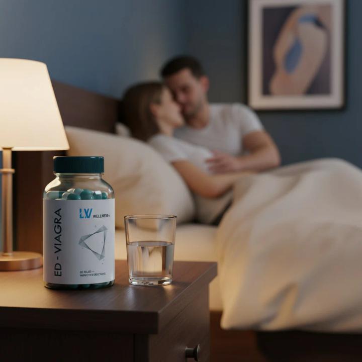 LivWellness RX ED treatment product lifestyle creative
