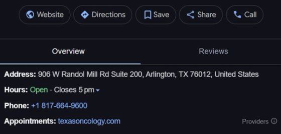 Showcasing Your Specializations — for oncology SEO