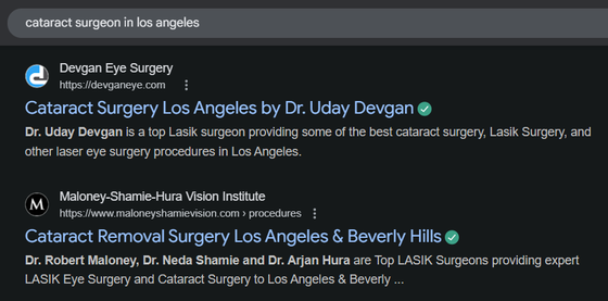 Advanced SEO optimization for ophthalmology