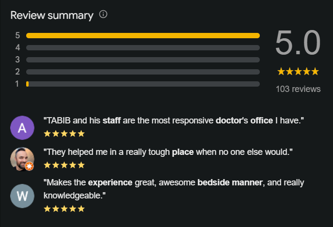 Local market presence and search results