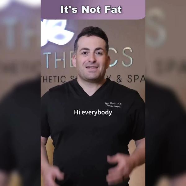 Provider speaking in the live SY Aesthetics It’s Not Fat Meta ad