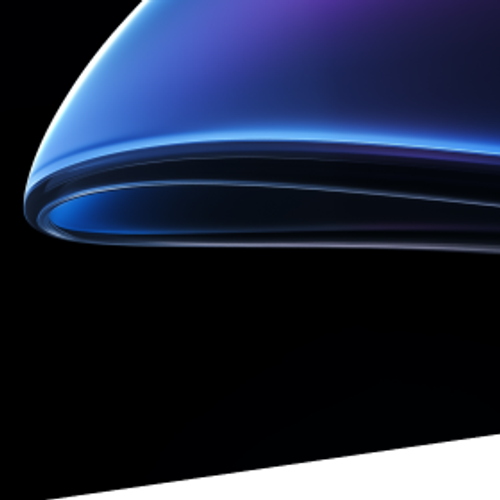 Purple glossy shape