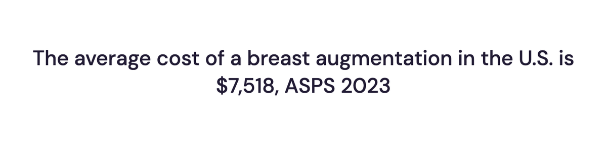 Average Costs of Aesthetic Plastic Surgery in the US