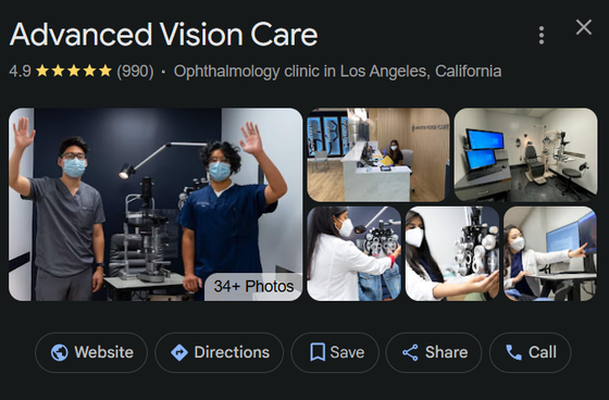 Local SEO and Google Business Profile for ophthalmology