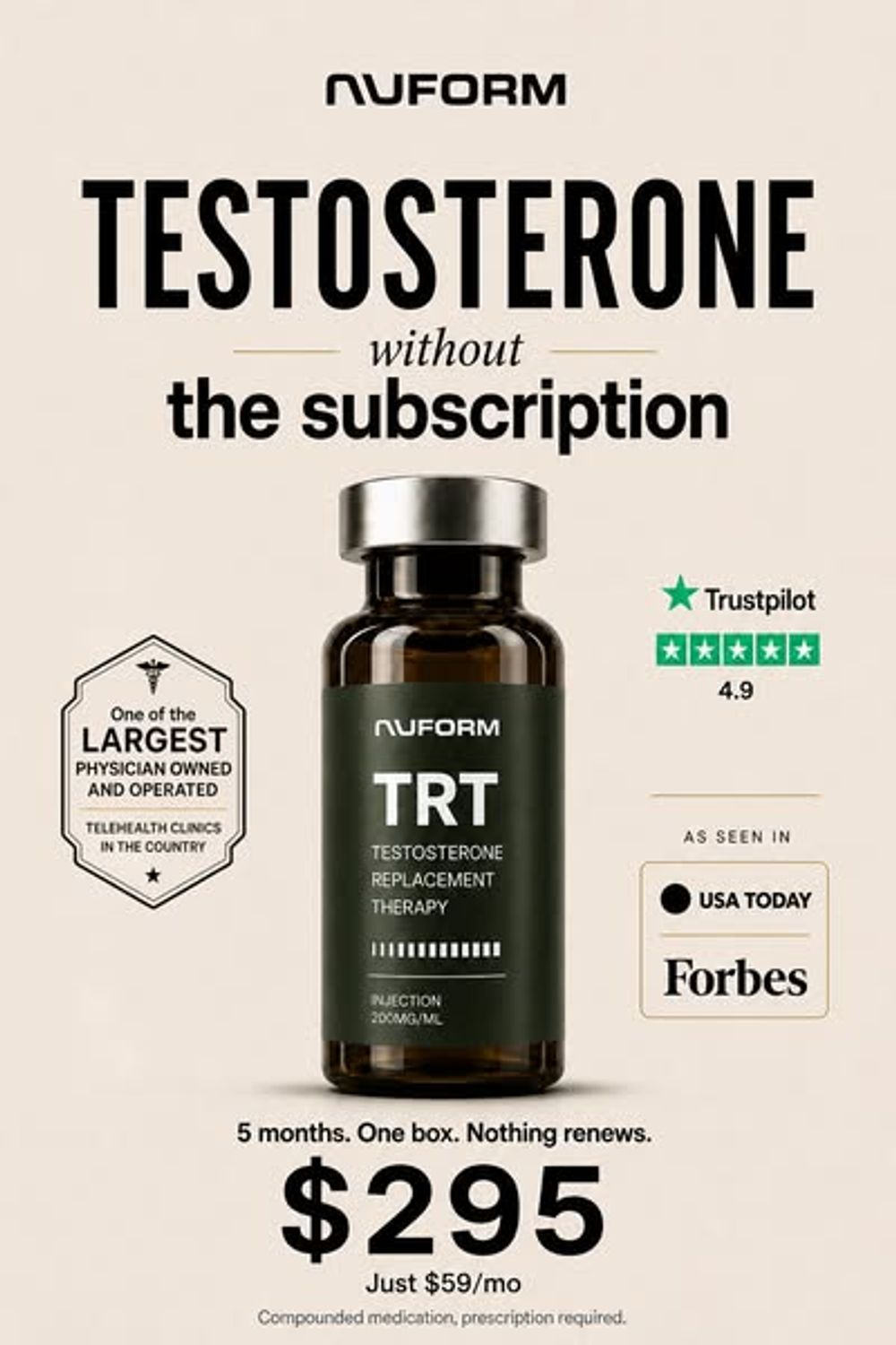 Nuform Health original Meta ad