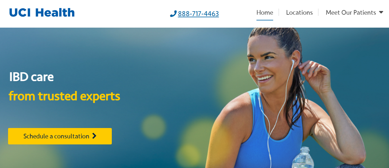 Optimized landing pages for GI PPC campaigns