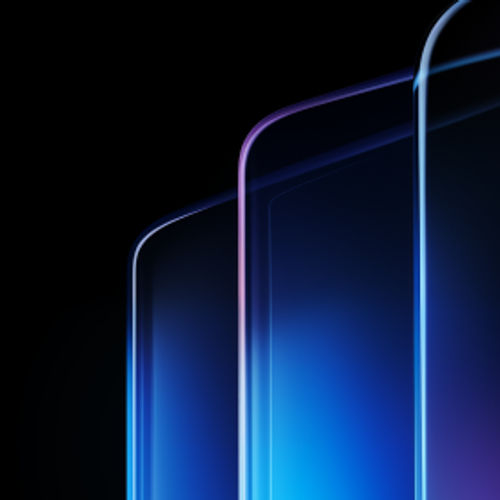 Blue glass panes