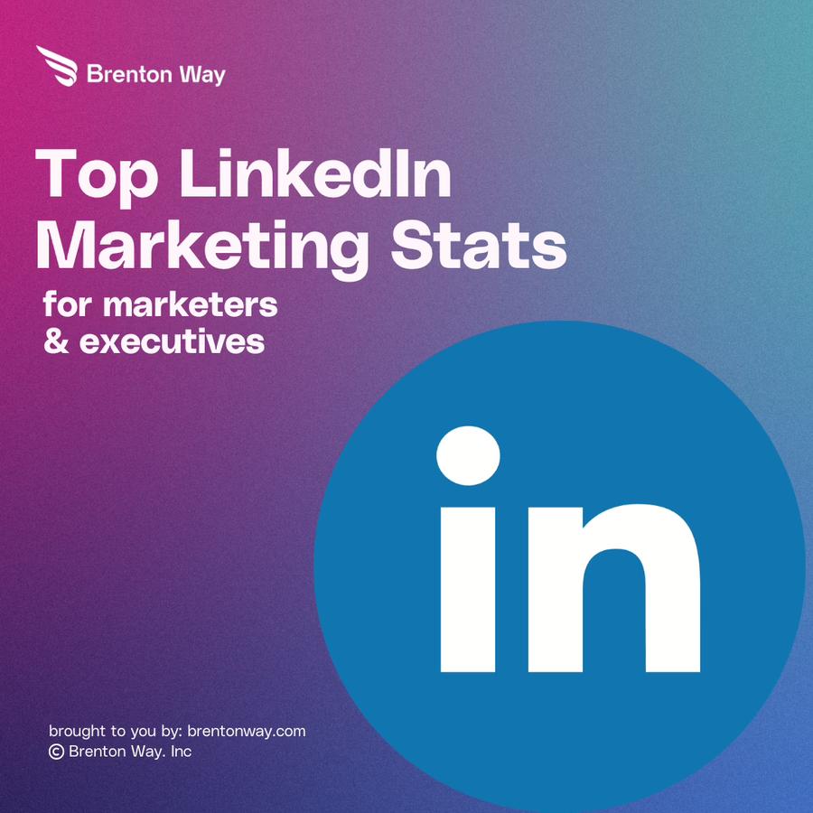 Brenton Way blog cover graphic titled 'LinkedIn Statistics You Need To Know In 2026: Insights, Trends, and Algorithm Evolution'.