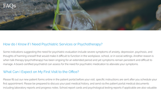 High-Quality Mental Health Content — for psychiatry SEO