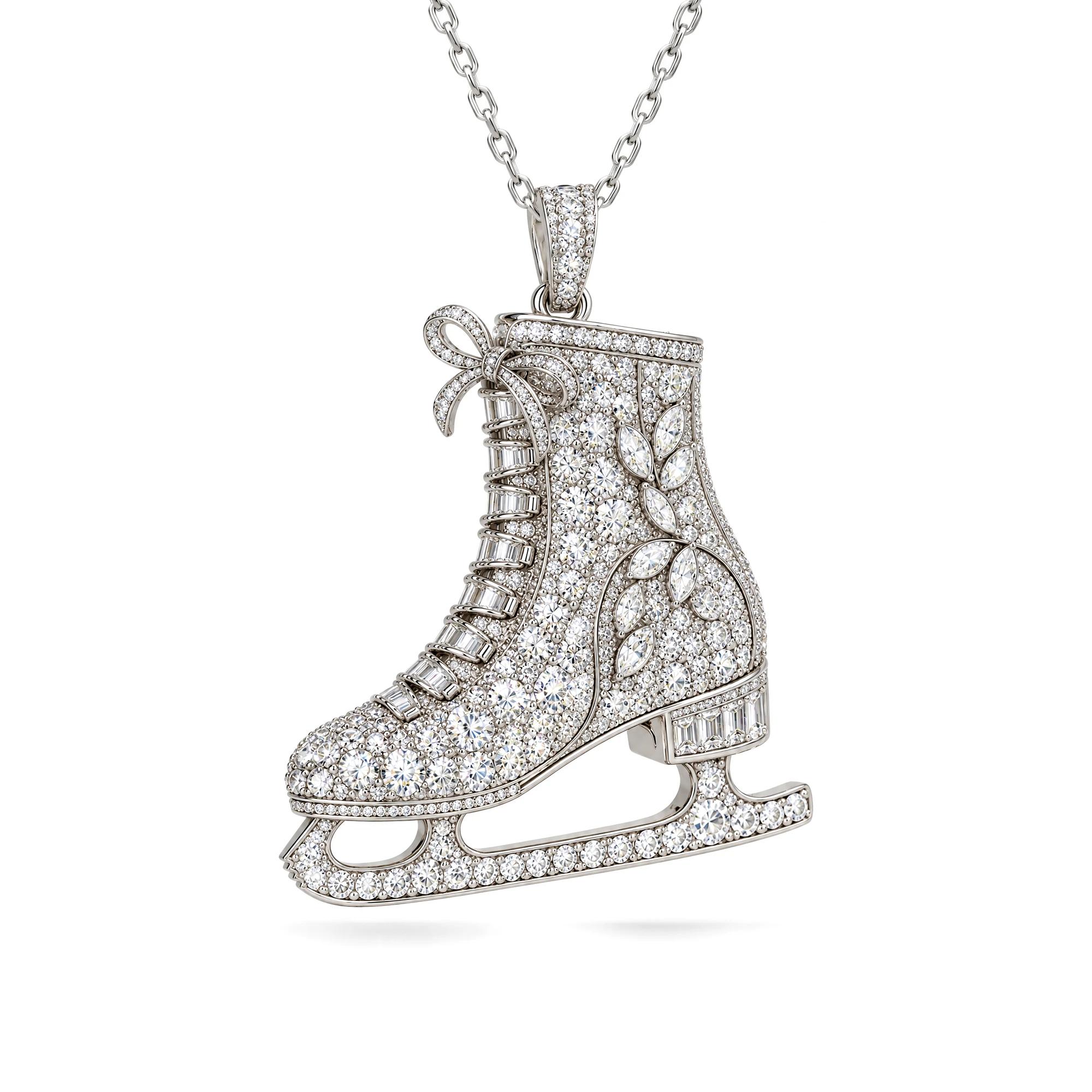 Ice Skate Pendant