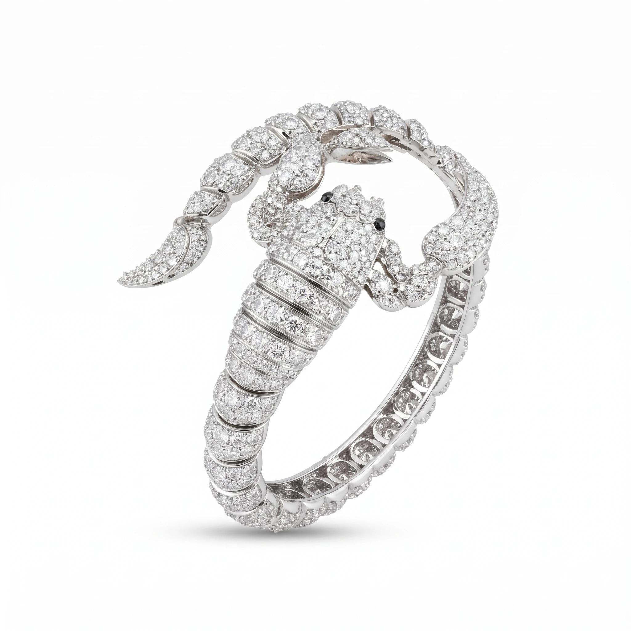 White Scorpion Bracelet