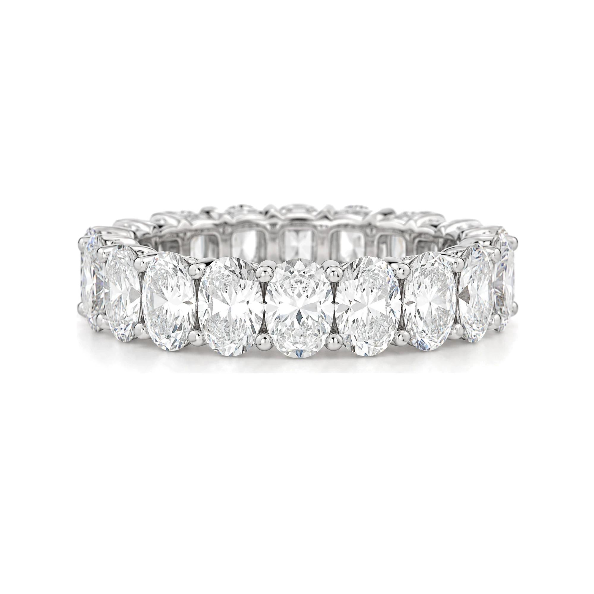 Oval Eternity Band