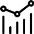 icon of an upward trend graph