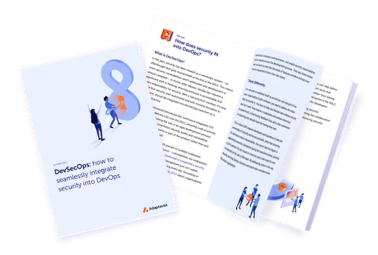 Ebook illustration for how to seamlessly integrate security into devops