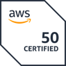 AWS badge 50 certified
