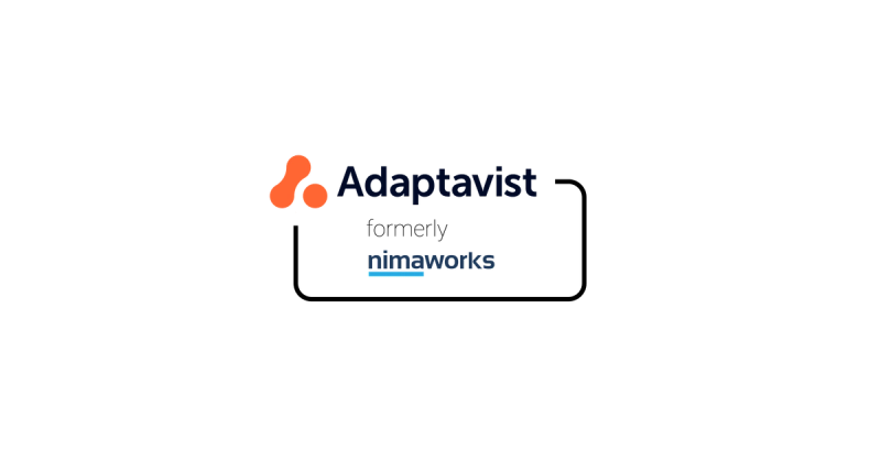 Adaptavist logo with formerly Nimaworks logo