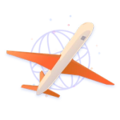 a plane taking off