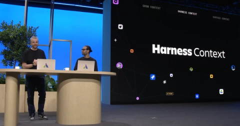 Atlassian Team '26 keynote, Harness Context slide