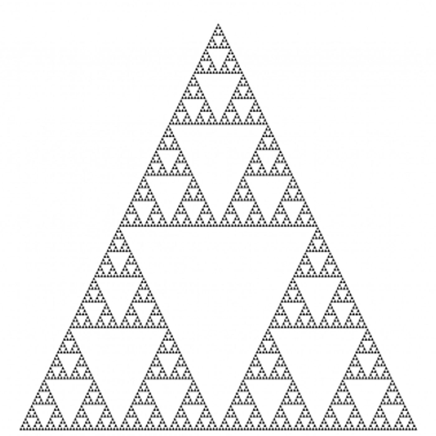 A fractal is an infinitely repeating pattern