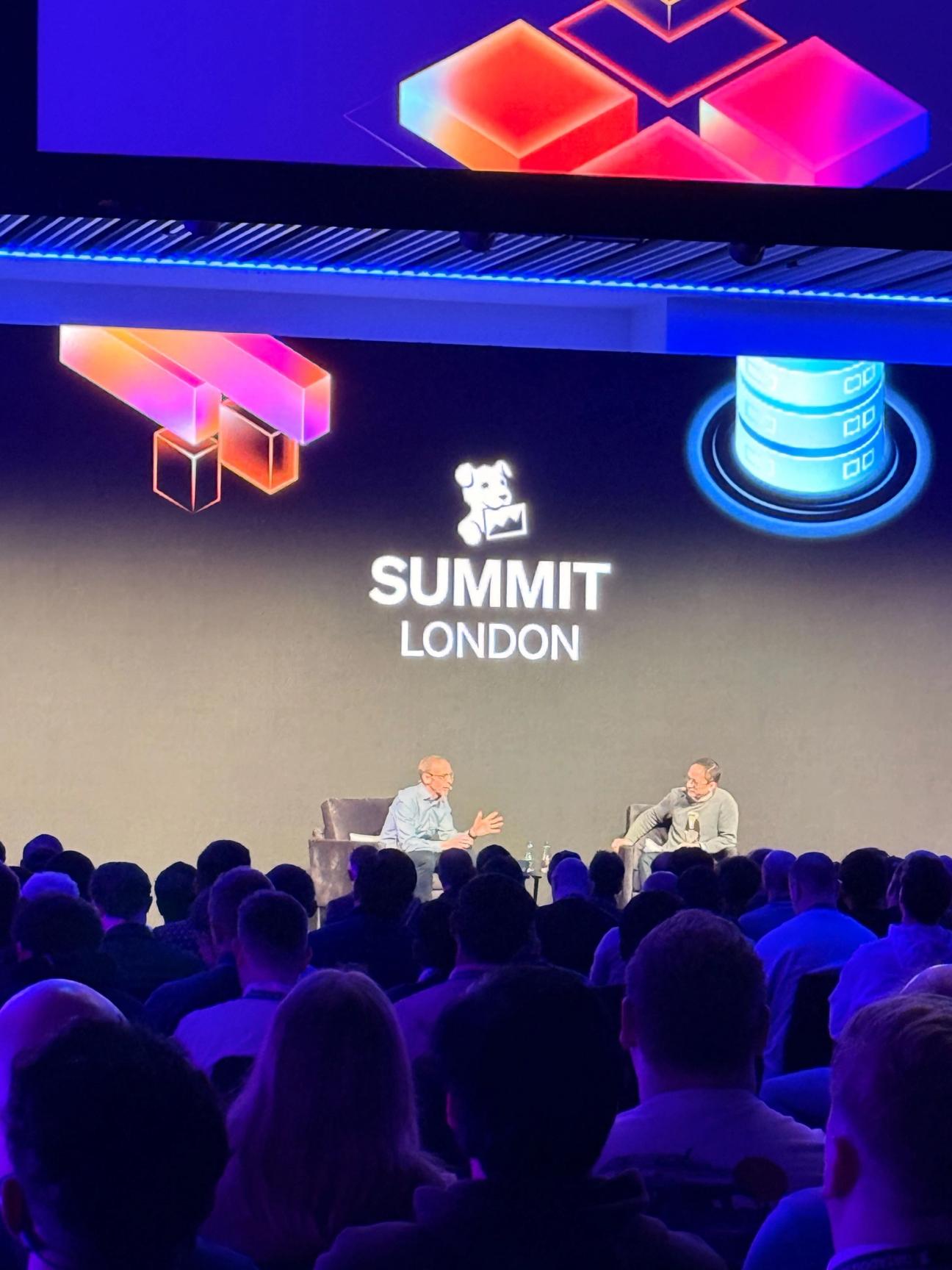 Image of one of the talks at Datadog Summit London 2026
