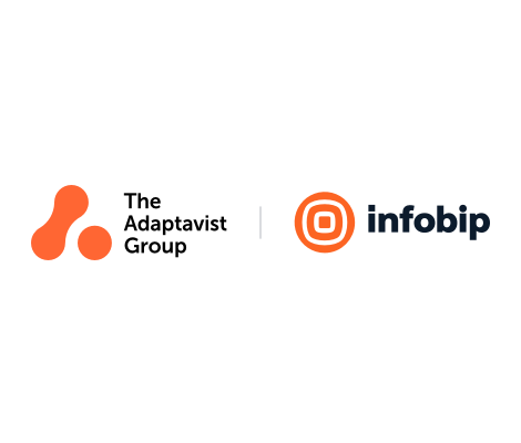 Logotipos de The Adaptavist Group e Infobip