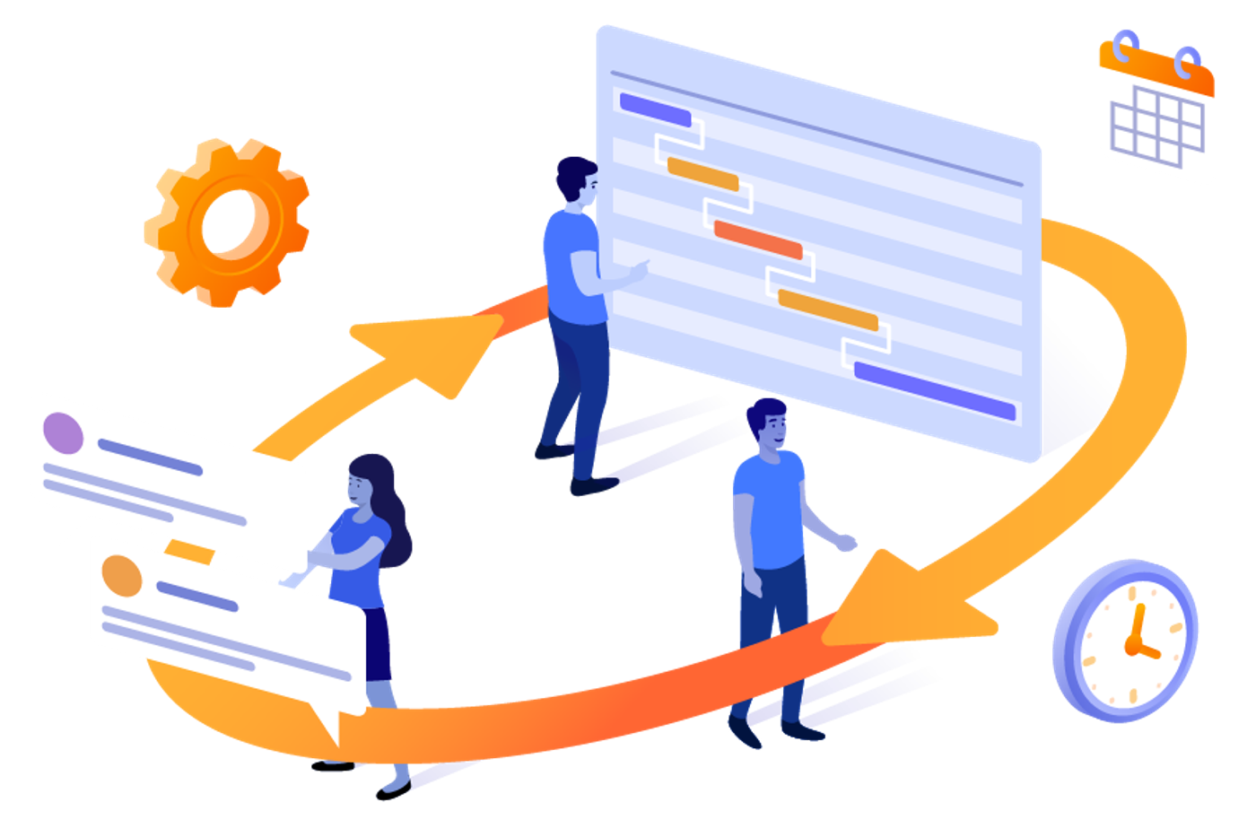people with different work management tools