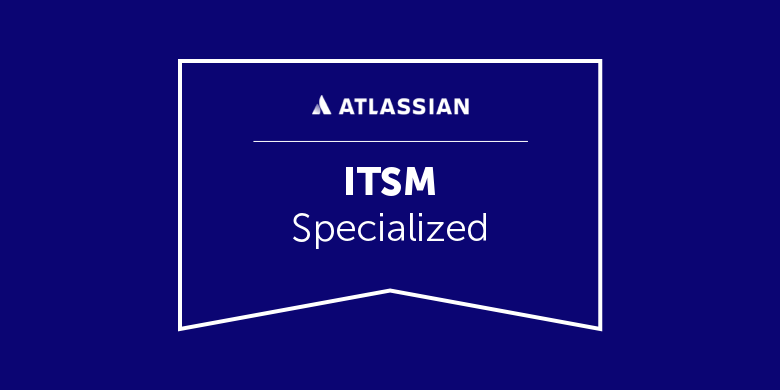 Atlassian ITSM specialized badge