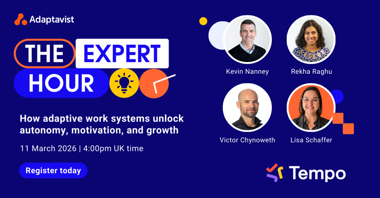Adaptavist The Expert Hour with Tempo Software event banner image 